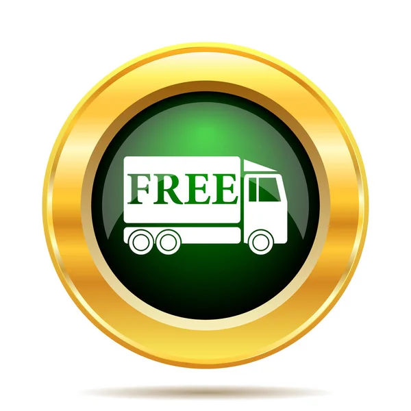 Icono de camión de entrega gratis — Foto de Stock