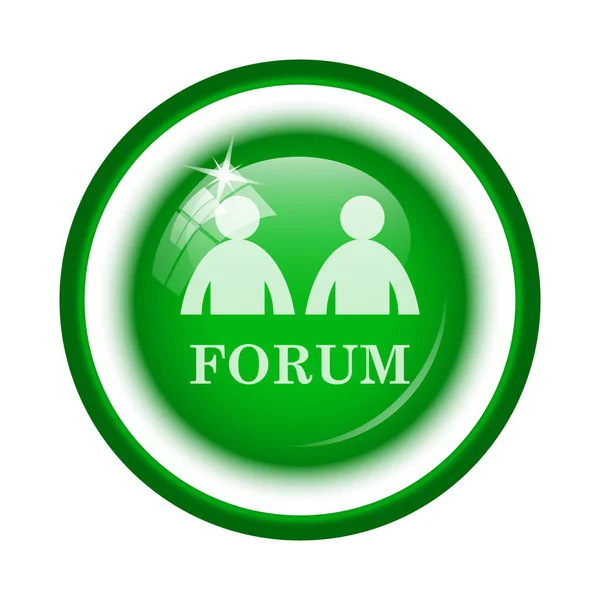 Forum ikona — Zdjęcie stockowe