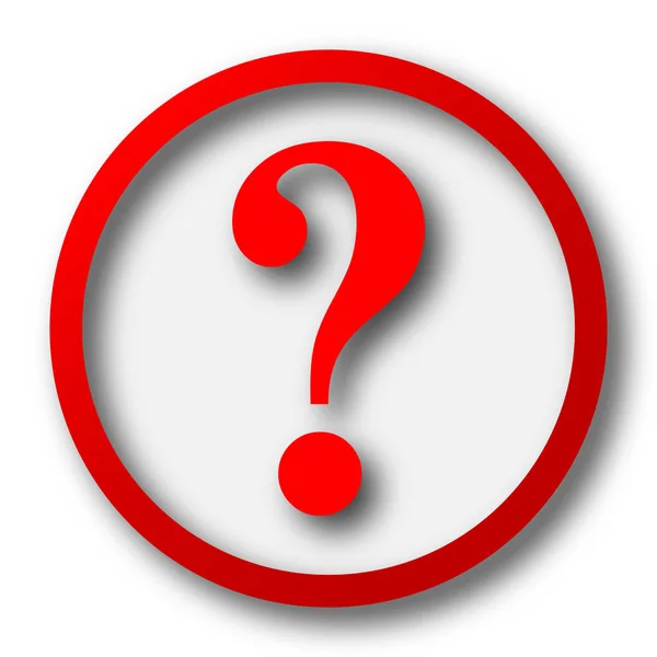 Question mark icon — Stock Photo, Image