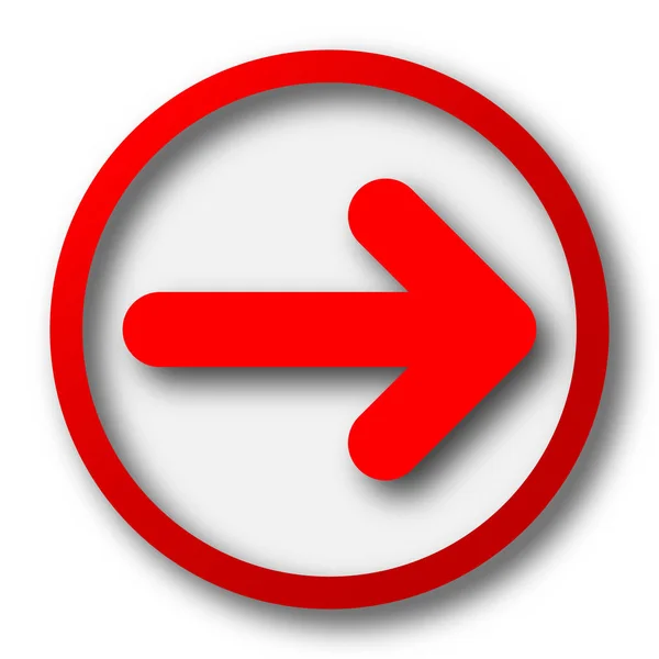 Right arrow icon — Stock Photo, Image