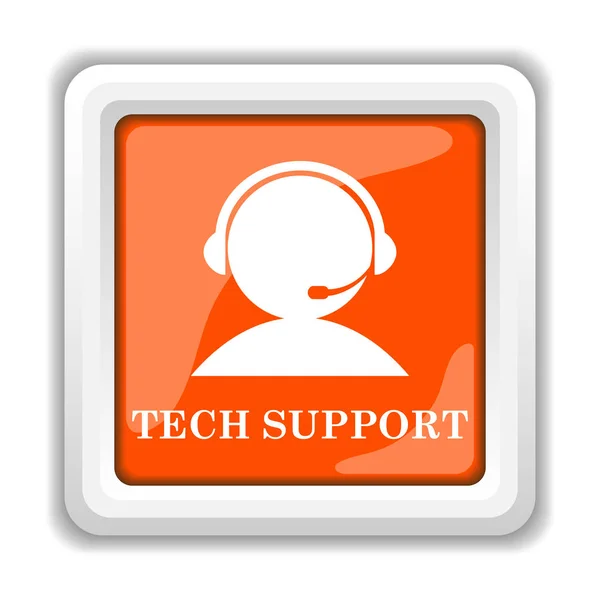 Ikona Podpora Tech Izolovaných Bílém Pozadí Koncept Mobilních Aplikací — Stock fotografie