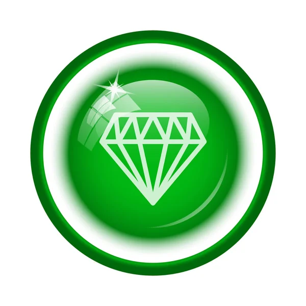 Diamantová ikona — Stock fotografie
