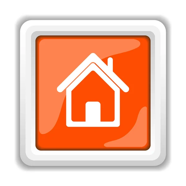 Icona Della Casa Isolata Sfondo Bianco Concetto App Mobile — Foto Stock