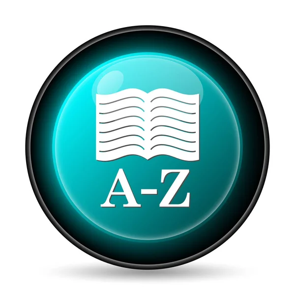 A-Z icona del libro — Foto Stock