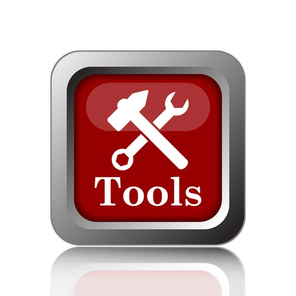 Tools Icon Internet Button White Backgroun — Stock Photo, Image