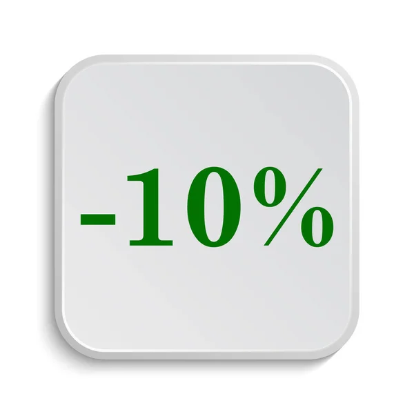10 prosent rabattikon – stockfoto