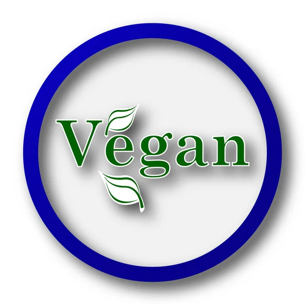 Ícone vegan — Fotografia de Stock