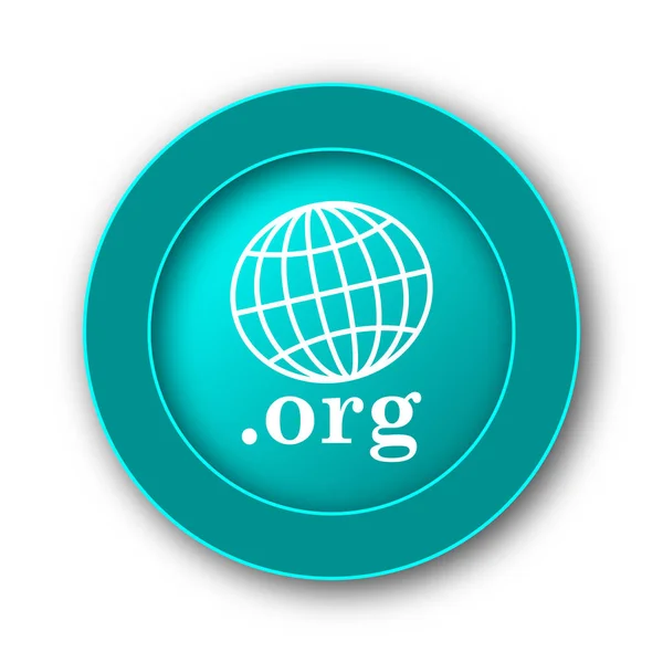 Org Symbol Internet Taste Auf Weißem Hintergrund — Stockfoto