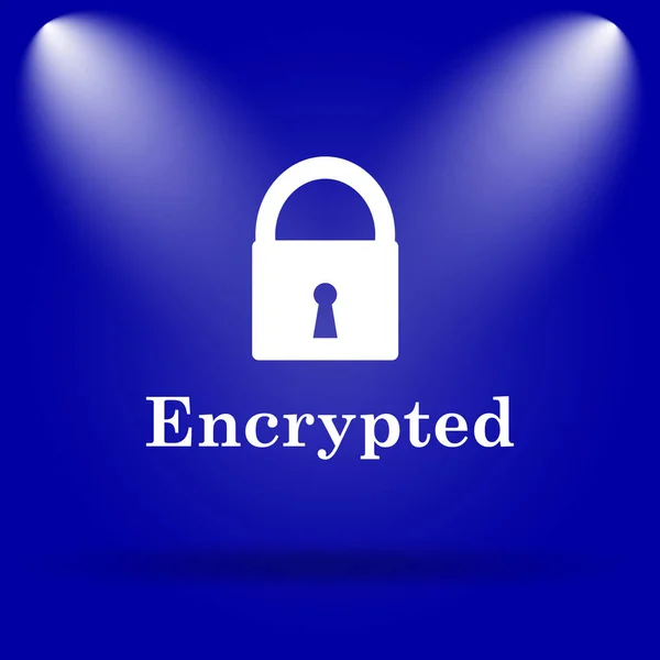 Encrypted icon — Stock Photo, Image