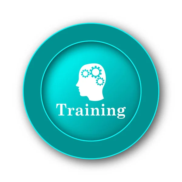 Training Icon Internet Button White Backgroun — Stock Photo, Image