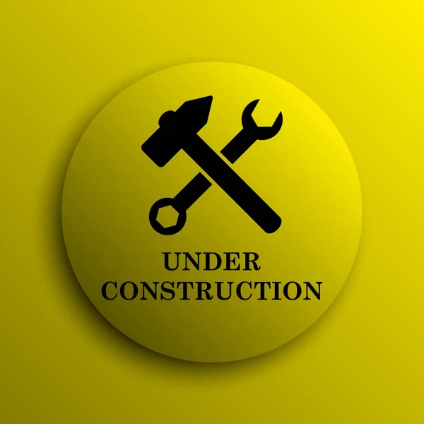 Onder constructie pictogram — Stockfoto