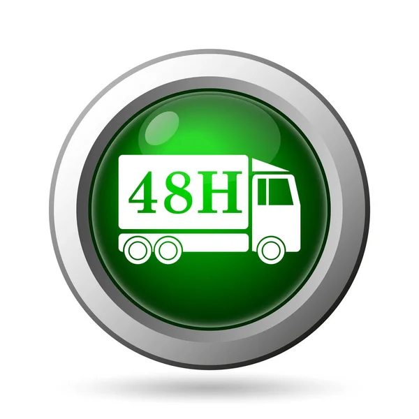 48H entrega icono del camión — Foto de Stock