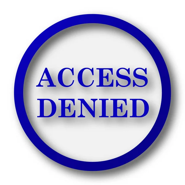 Access denied icon — Stock Photo, Image