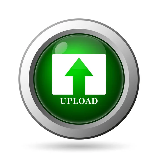 Upload Icon Internet Button White Backgroun — Stock Photo, Image
