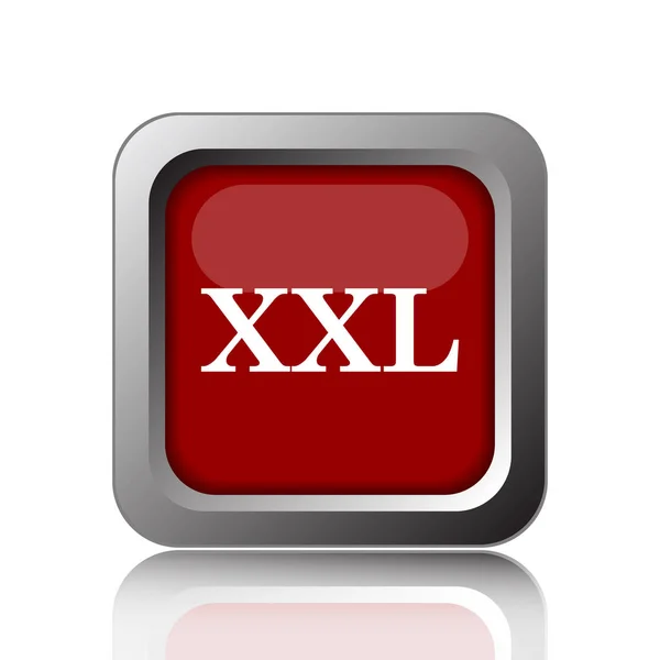 Xxl Simgesi Beyaz Adam Internet Düğmesini — Stok fotoğraf