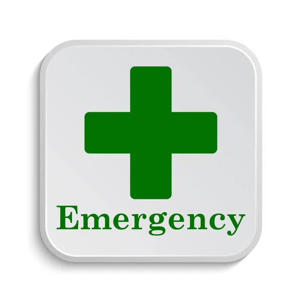 Emergency Icon Internet Button White Background — Stock Photo, Image