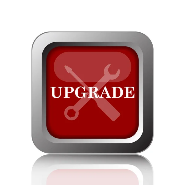 Upgrade Icon Internet Button White Backgroun — Stock Photo, Image