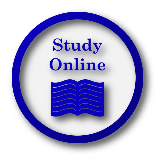 Study online icon — Stock Photo, Image