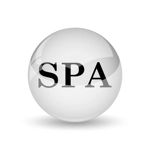 Spa Icon Internet Button White Backgroun — Stock Photo, Image