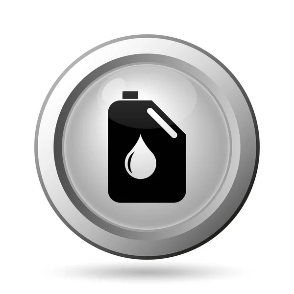 Oil Can Icon Internet Button White Background — Stock Photo, Image