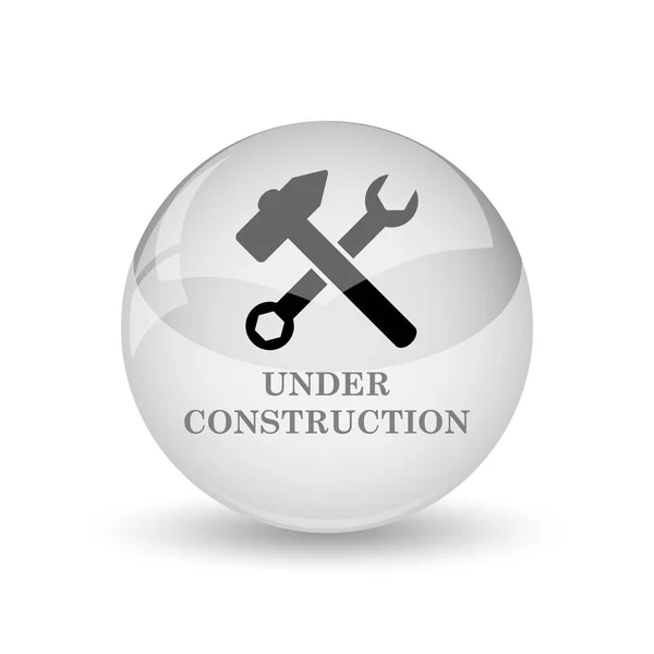 Construction Icon Internet Button White Backgroun — Stock Photo, Image