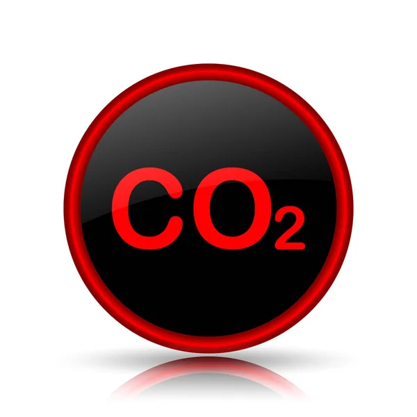 Co2 Icon Internet Button White Background — Stock Photo, Image