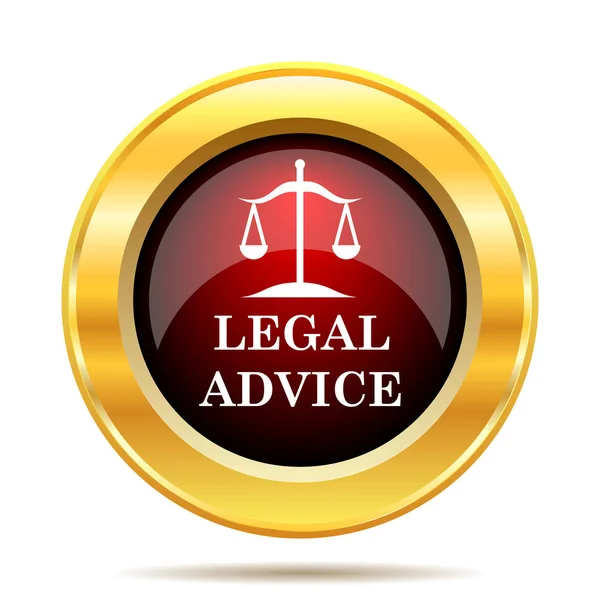 법적 조언 아이콘 — 스톡 사진