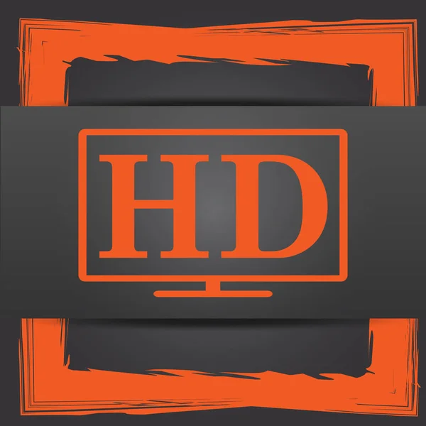 Hd テレビ アイコン — ストック写真