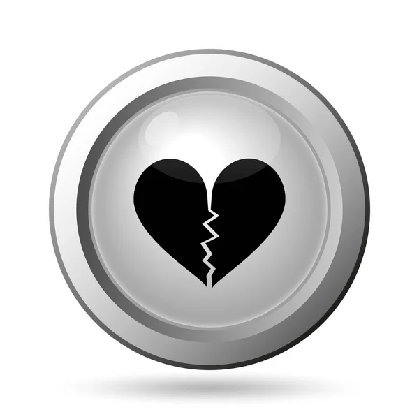 Ikona złamanego serca — Zdjęcie stockowe
