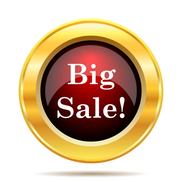 Big Sale Icon Internet Button White Background — Stock Photo, Image