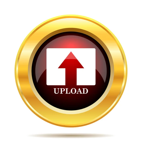 Upload Icon Internet Button White Background — Stock Photo, Image