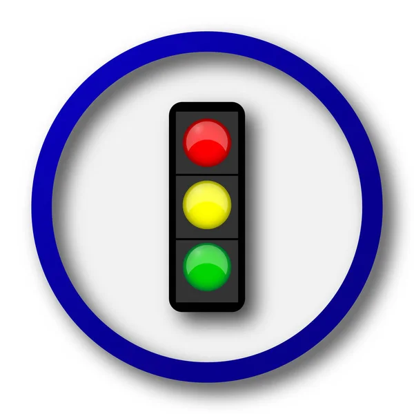 Trafik ışığı simgesi — Stok fotoğraf