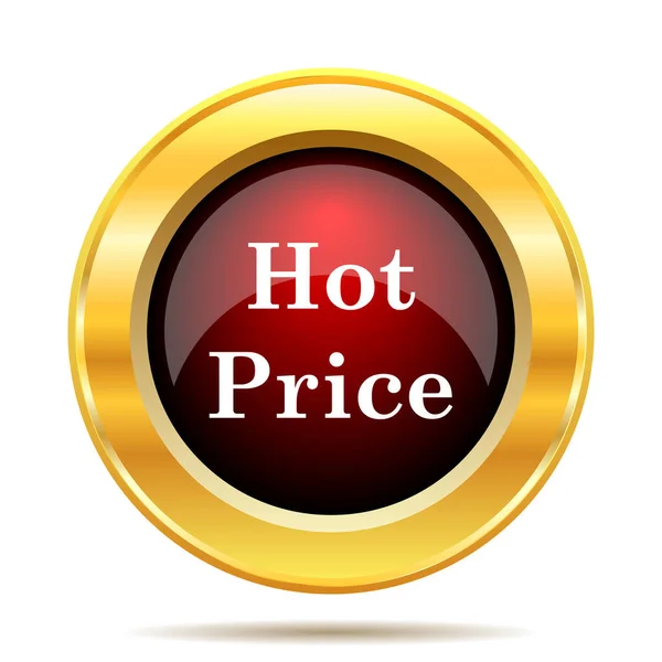 Гарячі Ціна Значок Інтернет Кнопки Білому Тлі — стокове фото