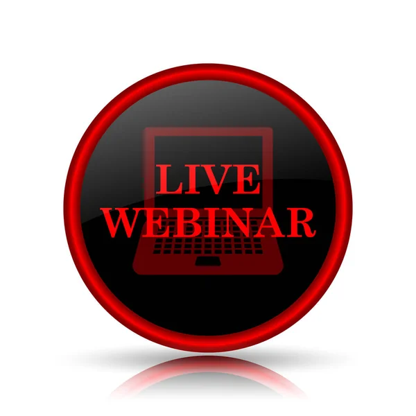 Live webinar icon — Stock Photo, Image