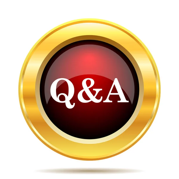 Q&A ikona — Stock fotografie