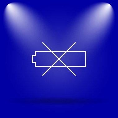 boş bir pil simgesi