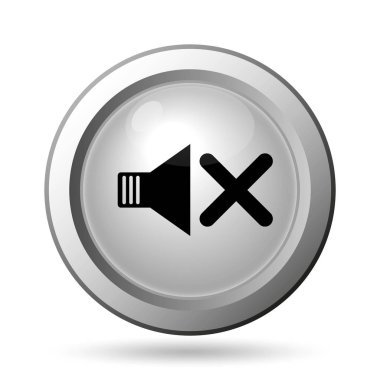 Ses simge yok. Beyaz arka plan üzerinde Internet düğmesi