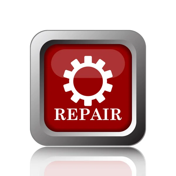 Reparatur Symbol Internet Taste Auf Weißem Hintergrund — Stockfoto