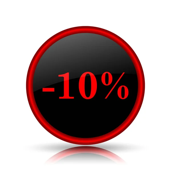10 százalék kedvezmény ikon — Stock Fotó