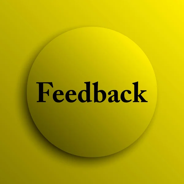 Ícone de feedback — Fotografia de Stock