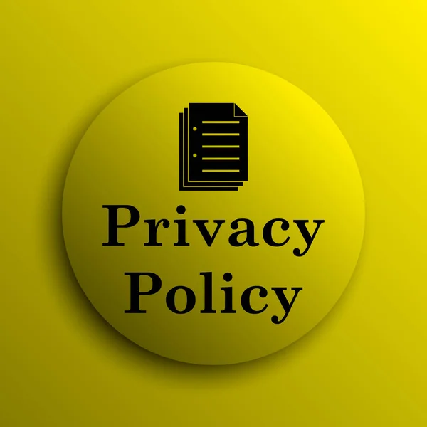 Privacy policy icon — Stock Photo, Image