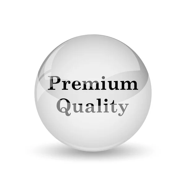 Premium Quality Icon Internet Button White Backgroun — Stock Photo, Image