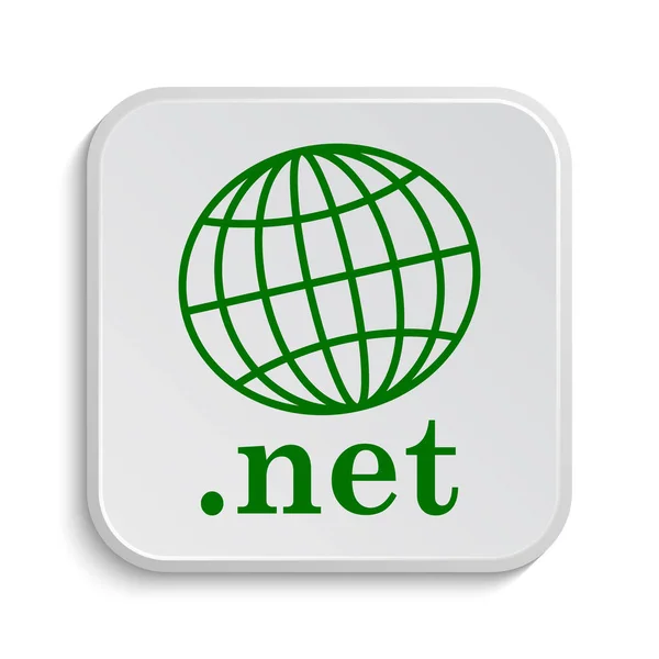 .net icon. Internet button on white background