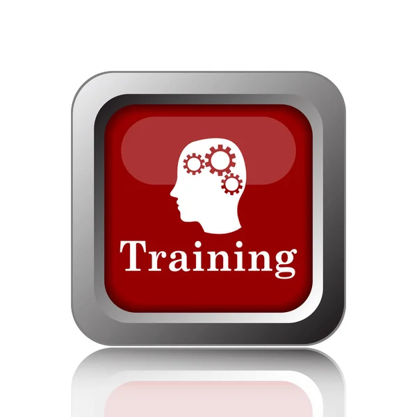 Training Icon Internet Button White Backgroun — Stock Photo, Image