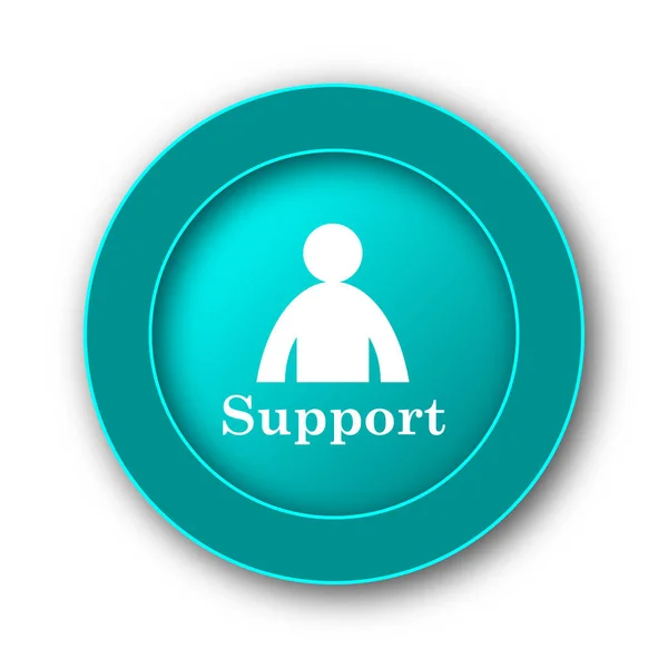 Support Icon Internet Button White Backgroun — Stock Photo, Image