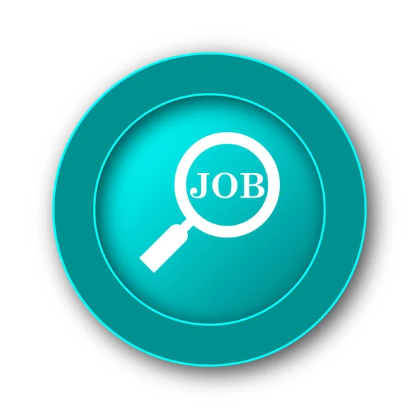 Search Job Icon Internet Button White Backgroun — Stock Photo, Image