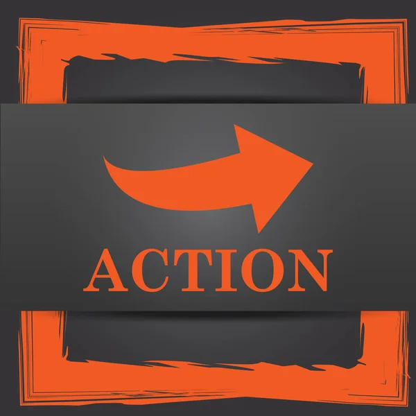 Action icon — Stock Photo, Image