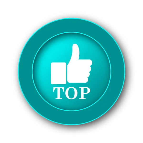 Top Icon Internet Button White Backgroun — Stock Photo, Image