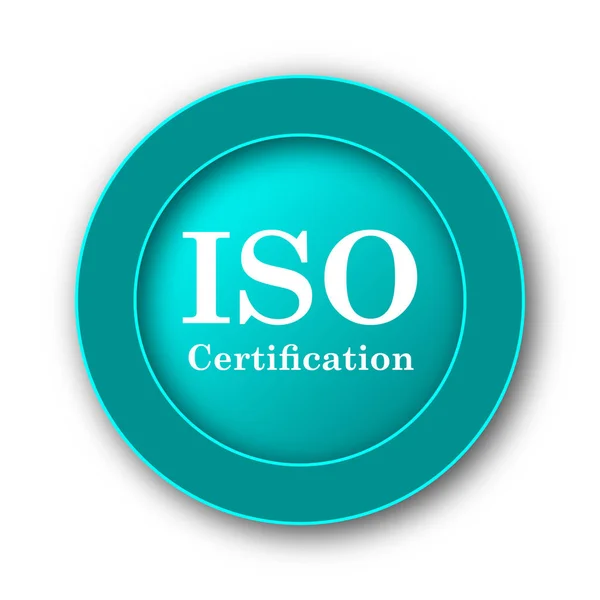 ISO certifiering ikonen — Stockfoto