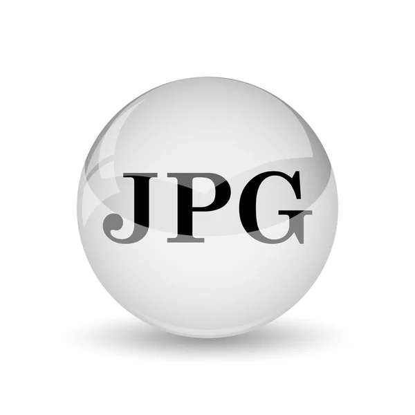 Jpg Icon Internet Button White Backgroun — Stock Photo, Image